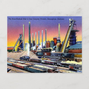 Cartão Postal Antigo - Birmingham, Alabama