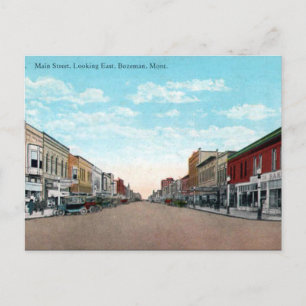 Cartão postal antigo - Bozeman, Montana, EUA