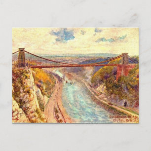 Cartão postal antigo - Bristol, Inglaterra