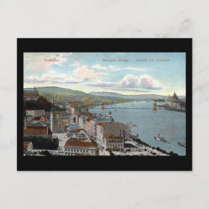Cartão Postal Antigo - Budapeste 1914