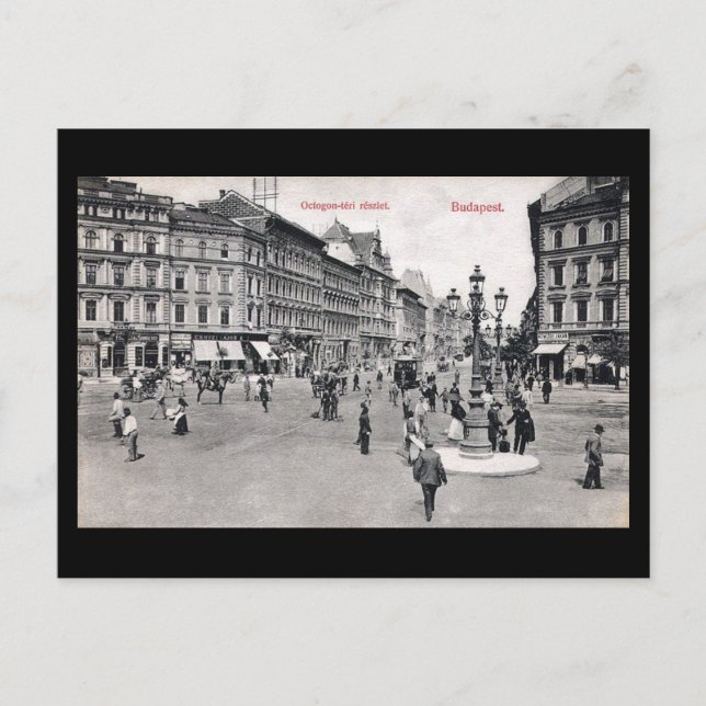 Cartão Postal Antigo - Budapeste, Hungria (Frente)
