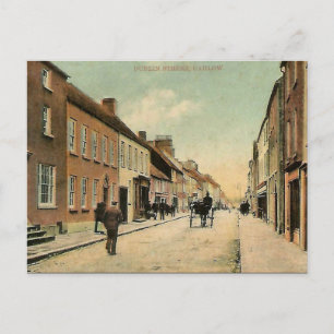 Cartão postal antigo - Carlow, Irlanda