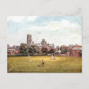 Cartão Postal Antigo - Catedral de Ely, Cambridges