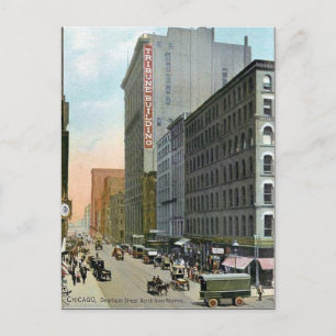Cartão Postal Antigo - Chicago, Illinois