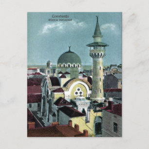 Cartão postal antigo - Constanta, Romênia
