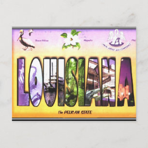 Cartão Postal Antigo da Louisiana