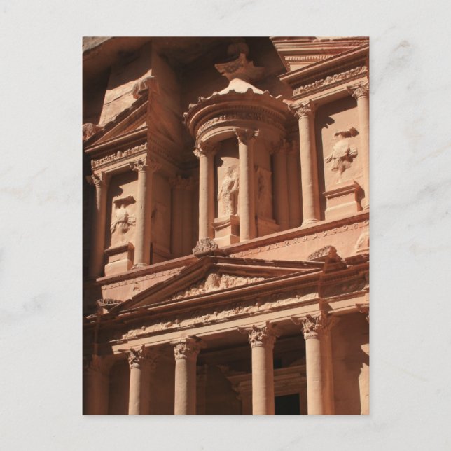 Cartão Postal antigo da petra Tesouraria (Frente)