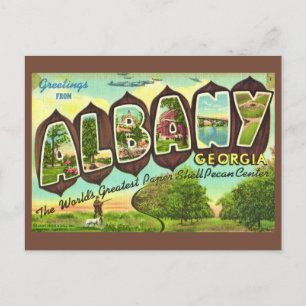 Cartão postal antigo de Albany Geórgia