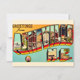Cartão postal antigo de Asheville NC