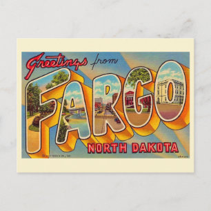 Cartão postal antigo de Fargo ND