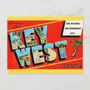 Cartão postal antigo de Key West