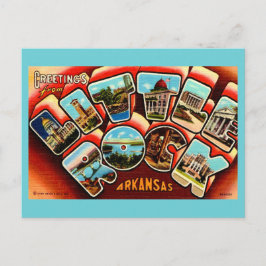 Cartão postal antigo de Little Rock Arkansas