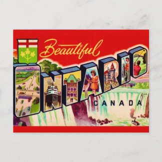 Cartão postal antigo de Ontário Canadá