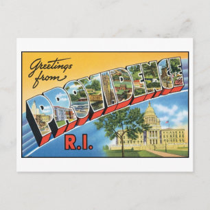 Cartão postal antigo de Providence, RI
