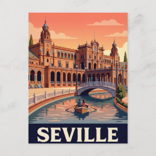 Cartão Postal Antigo de Sevilha