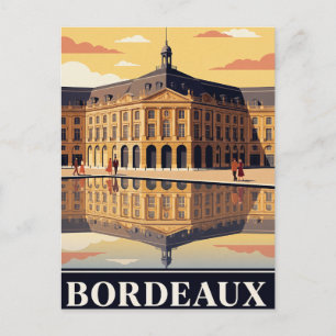 Cartão Postal Antigo de Viagem Bordeaux