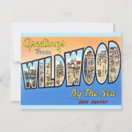 Cartão postal antigo de Wildwood NJ