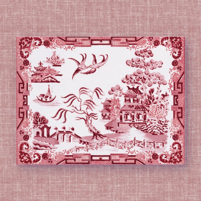 Cartão postal antigo do Red Willow (Criador carregado)