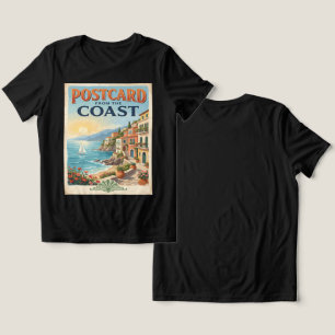 Cartão Postal Antigo do Verão Italiano na Costa