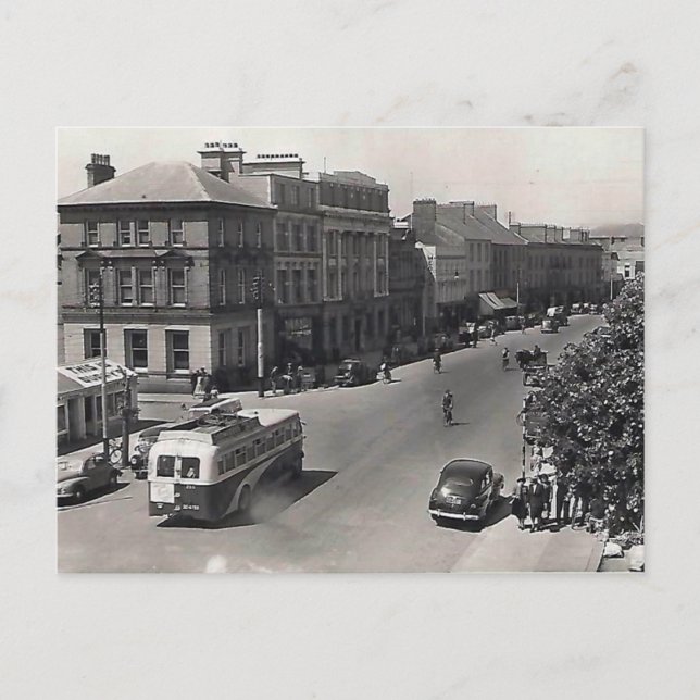 Cartão postal antigo - Dundalk, Co Louth, Irlanda (Frente)