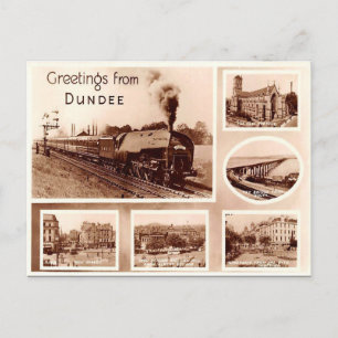 Cartão postal antigo - Dundee, Escócia