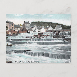 Cartão postal antigo - Ennistymon, Co Clare, Irlan