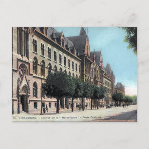 Cartão postal antigo - Estrasburgo, França