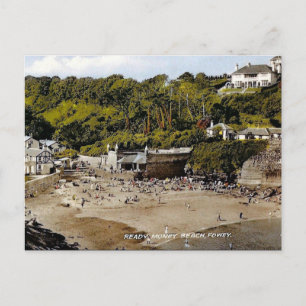 Cartão postal antigo - Fowey, Cornwall, Inglaterr