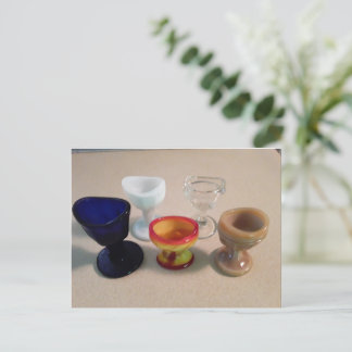 Cartão Postal antigo frasco de lavagem ocular