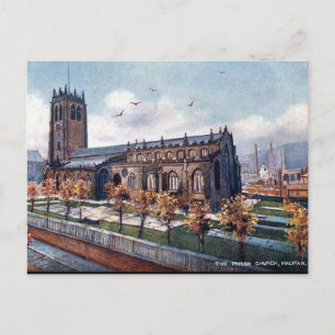 Cartão postal antigo - Halifax, Yorkshire
