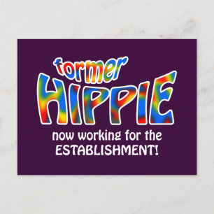 Cartão Postal Antigo Hippie