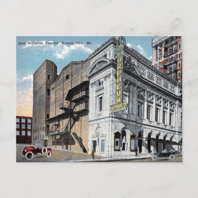 Cartão Postal Antigo - Kansas City, Missouri, EUA (Frente)