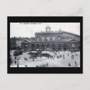 Cartão postal antigo - Lille, França