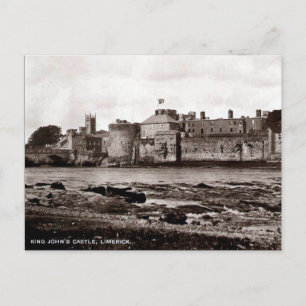 Cartão postal antigo - Limerick, Irlanda