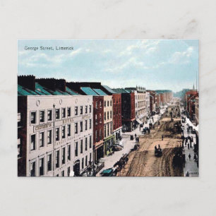 Cartão postal antigo - Limerick, Irlanda