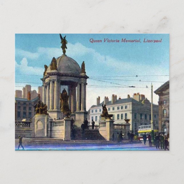 Cartão Postal Antigo - Liverpool (Frente)