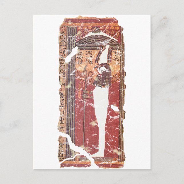 Cartão Postal Antigo Livro Egípcio do Morto - Hódromo (Frente)