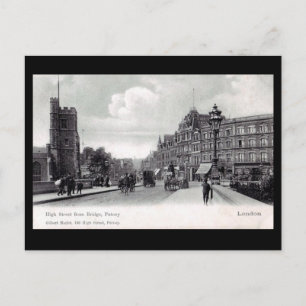 Cartão postal antigo - Londres, Putney
