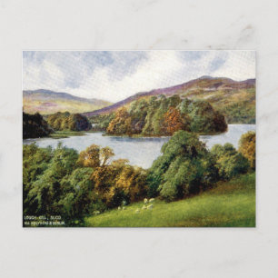 Cartão postal antigo - Lough Gill, Co Sligo, Irla