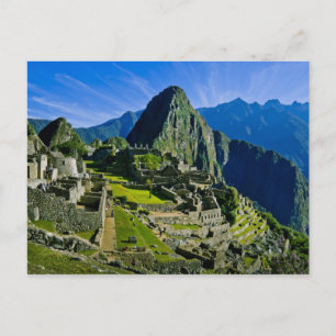 Cartão Postal Antigo Machu Picchu, último refúgio dos 2