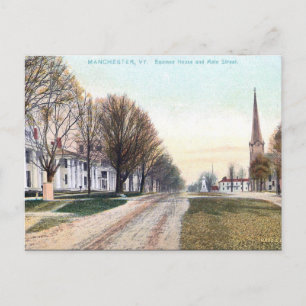 Cartão postal antigo - Manchester, Vermont, EUA