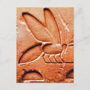 CARTÃO POSTAL ANTIGO MEL EGÍPCIO VERMELHO-VERMELHO QUE APOSTA