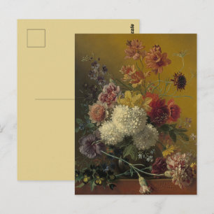 Cartão Postal Antigo Mestre Holandês Floral Georgius van Os 1820