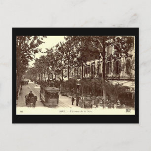 Cartão postal antigo - Nice, França