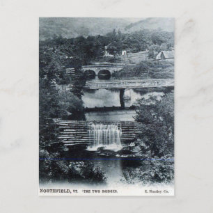 Cartão postal antigo - Northfield, Vermont, EUA