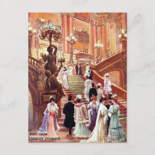 Cartão Postal Antigo - Ópera de Paris