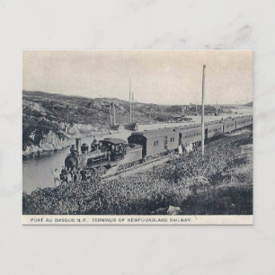 Cartão postal antigo - Port-aux-Basques, Terra No