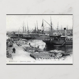 Cartão postal antigo - Quai de la Joliette, Marse