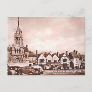 Cartão Postal Antigo - Rother St, Stratford-upon-A