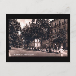 Cartão postal antigo - Sicília, Palermo